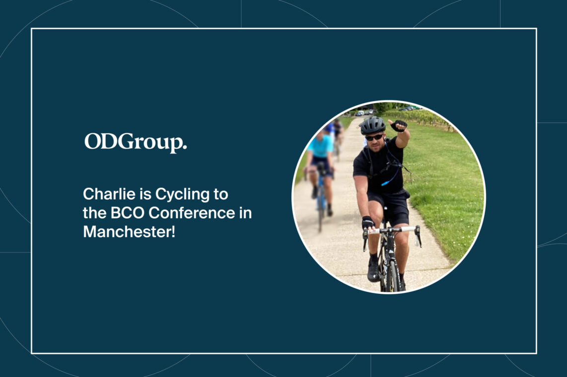 Charlie Green is cycling to the BCO Conference in Manchester